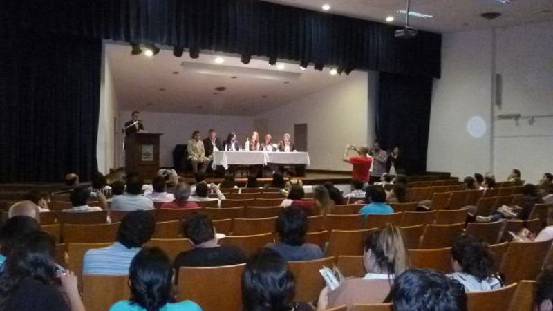 Ariza participó de la disertación de la Ley de Medios