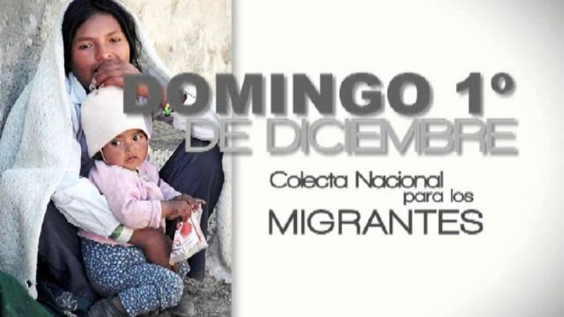 Se realiza la Colecta Nacional para los Migrantes