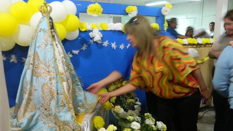 La Virgen visitó Casa de Gobierno y la Municipalidad de la Capital
