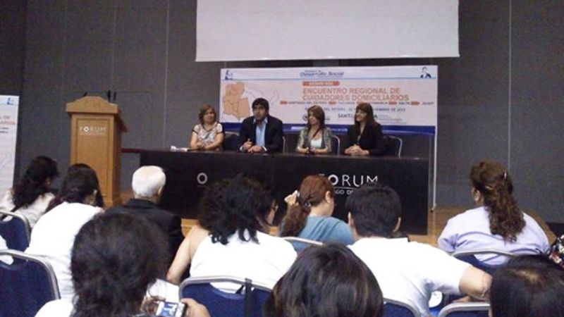 Cuidadores domiciliarios intercambiaron experiencias