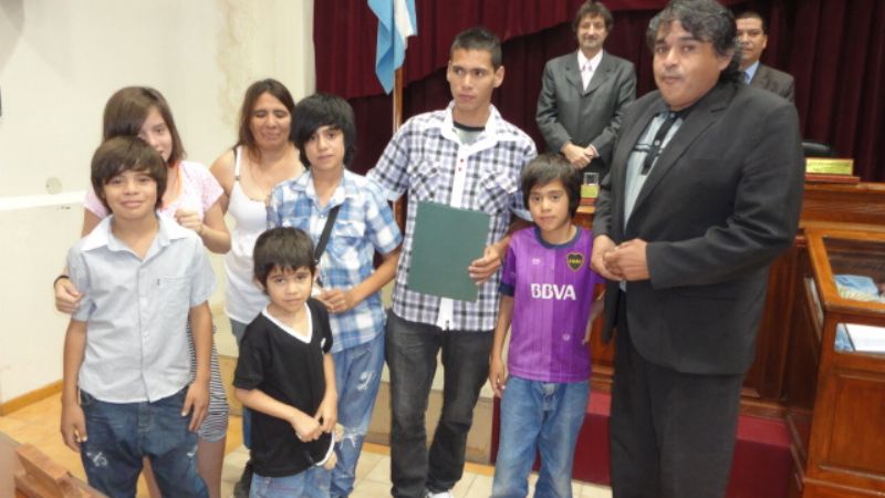Fabricius recibió distinción del CD