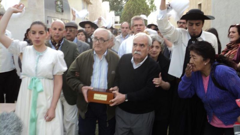 Los restos de Margarita Palacio ya descansan en Santa María