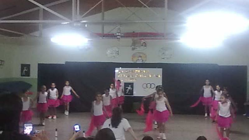 Muestra de Educación Física de alumnos de la  Villa El Alto