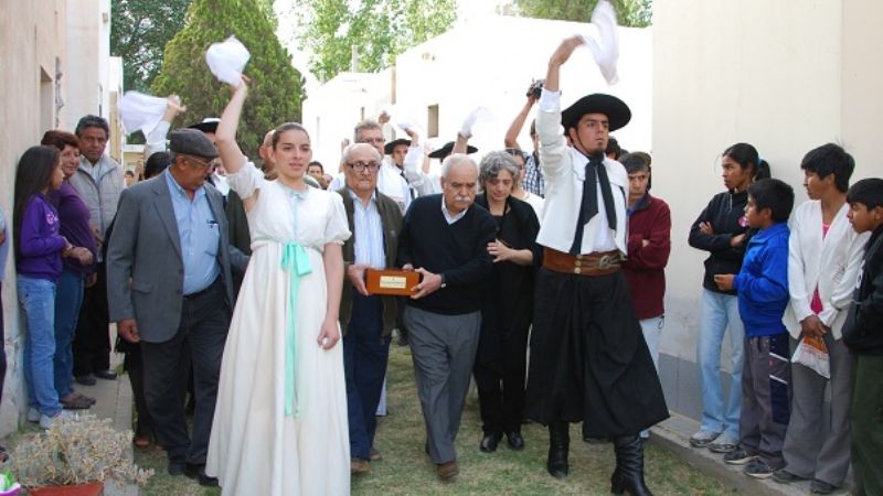 Emotivo descanso de Margarita Palacios en su Santa María natal 