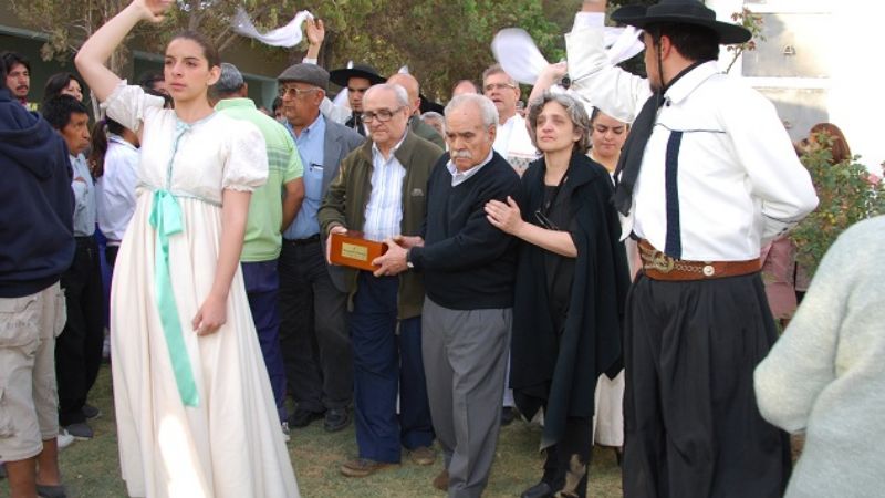 Emotivo descanso de Margarita Palacios en su Santa María natal 