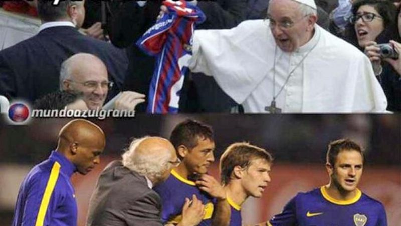 Los afiches “Santos”