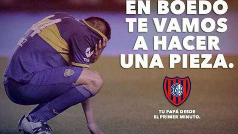 Los afiches “Santos”