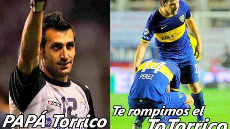 Los afiches “Santos”