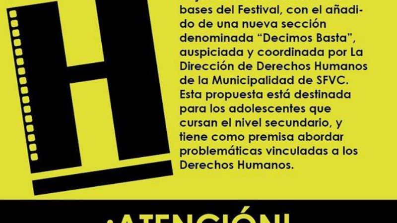 Presentación de cortometrajes “Decimos Basta”