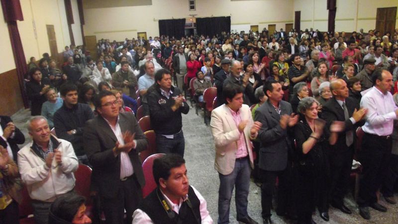 Histórico homenaje que emocionó a los santamarianos