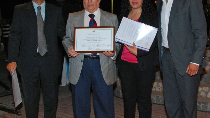 Margarita Palacios, Ciudadana Ilustre de Santa María