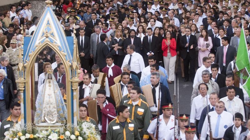 El recorrido de la procesión de la Virgen del Valle con cambios