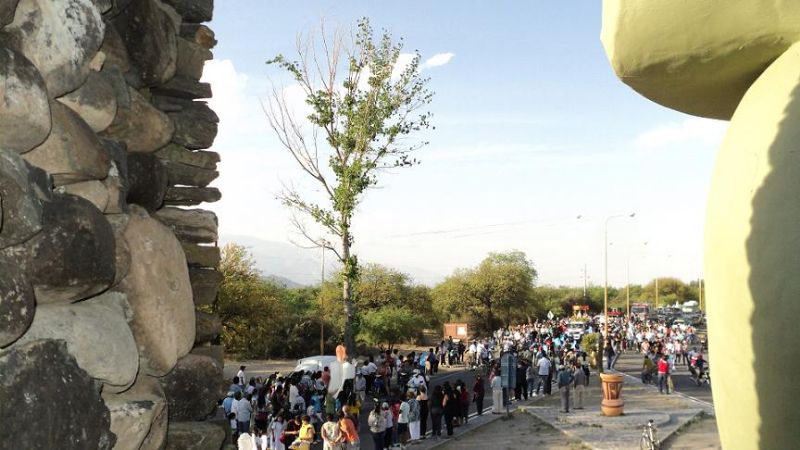 Impresionante muestra de fe y devoción con la visita de la Virgen del Valle a Santa María