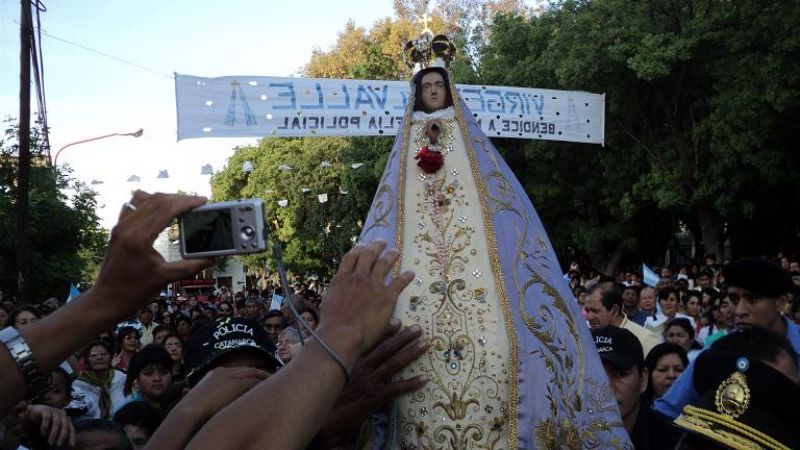 Impresionante muestra de fe y devoción con la visita de la Virgen del Valle a Santa María