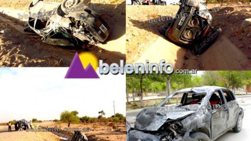 Joven falleció tras volcar en la ruta 40