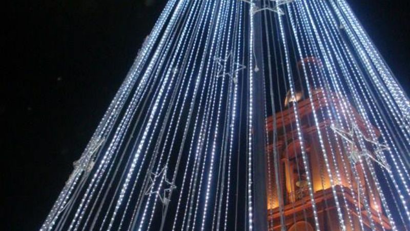 Esta noche se enciende el arbolito de navidad
