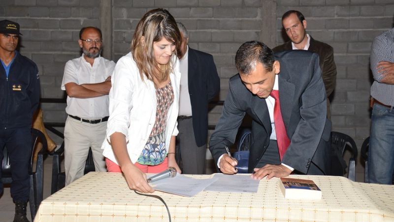 Asumió Carlos Luna como intendente de Mutquín