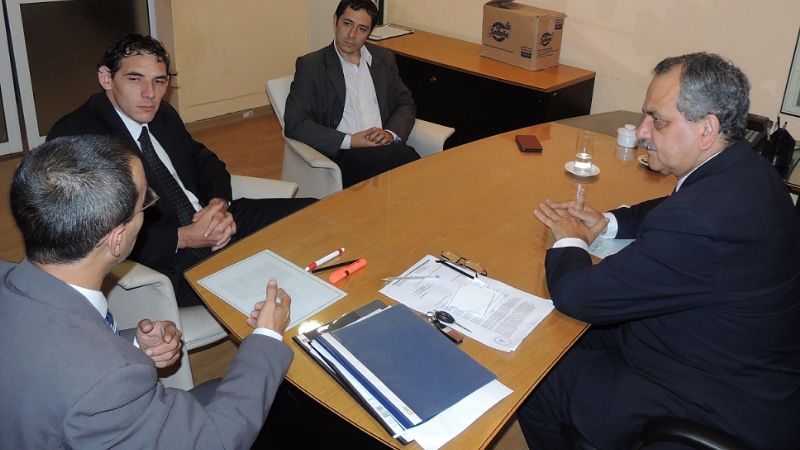 Barros se reunió con los jueces Morabito y Gershani