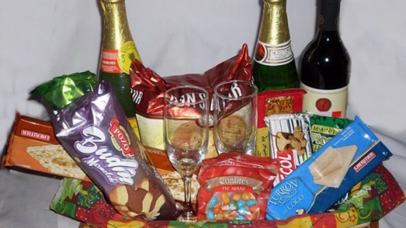 Canasta navideña a menos de $39