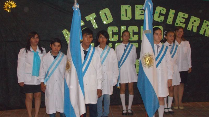 Acto de fin de año de la Escuela Especial Nº999