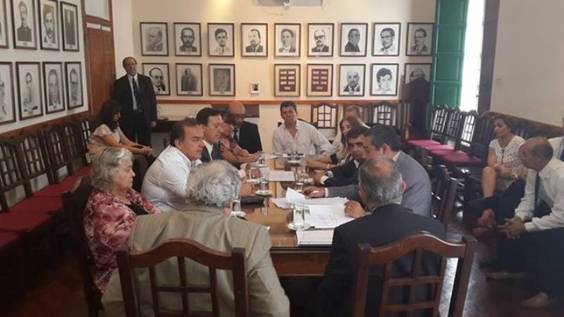 Diputados se reunieron con miembros de la Corte de Justicia