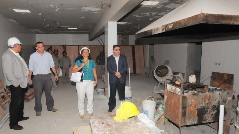 Corpacci visitó el futuro Centro de Promoción e Integración Juvenil