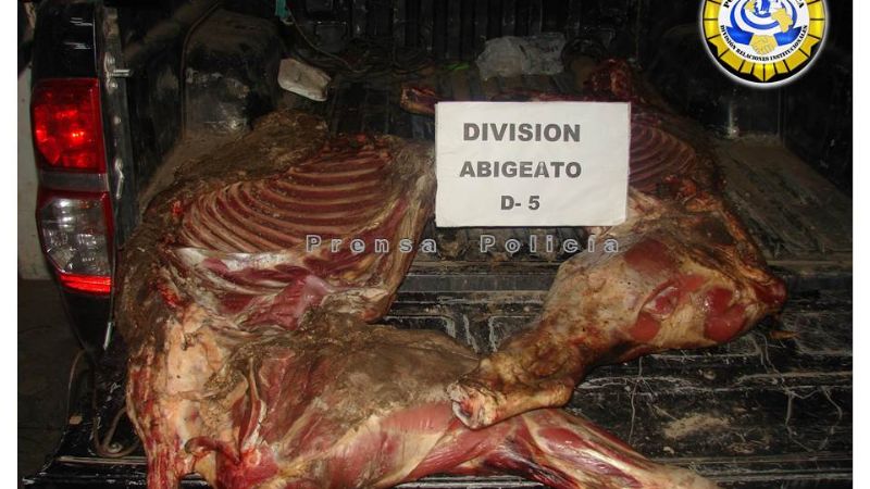 Secuestraron carne en Huillapima