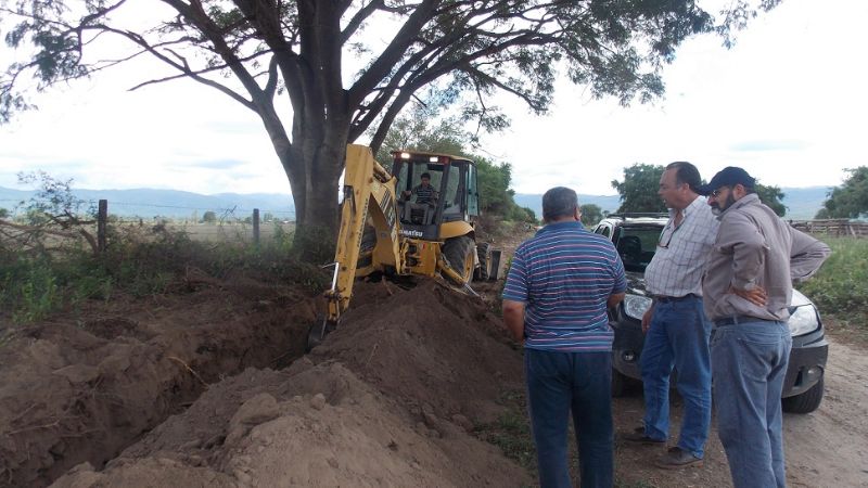Continúa la realización de pozo de agua potable en el interior