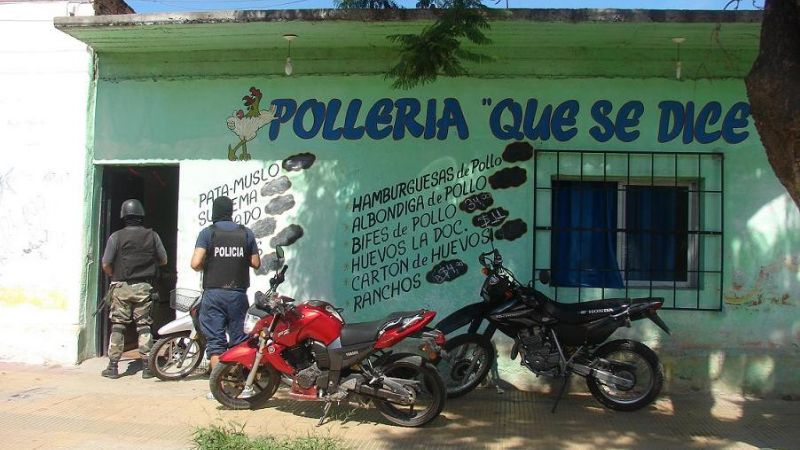 Allanaron una pollería donde se vendía droga