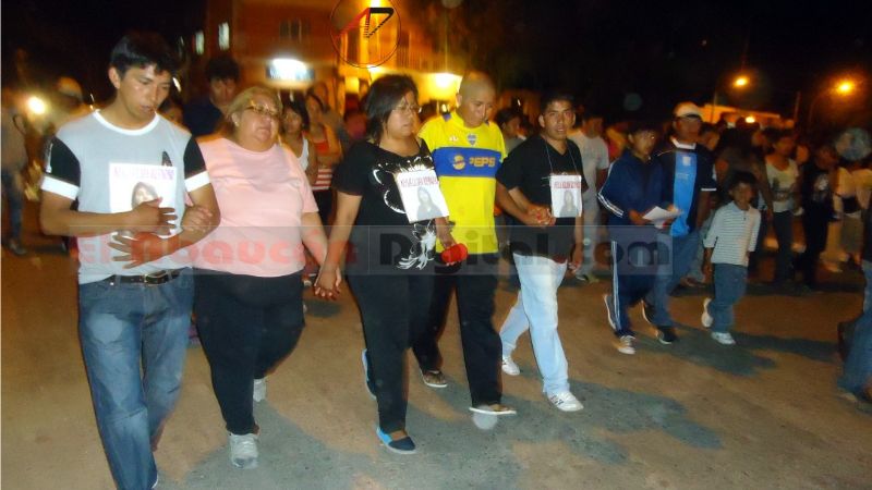 Se realizó la primera marcha de silencio por Keila Reinoso