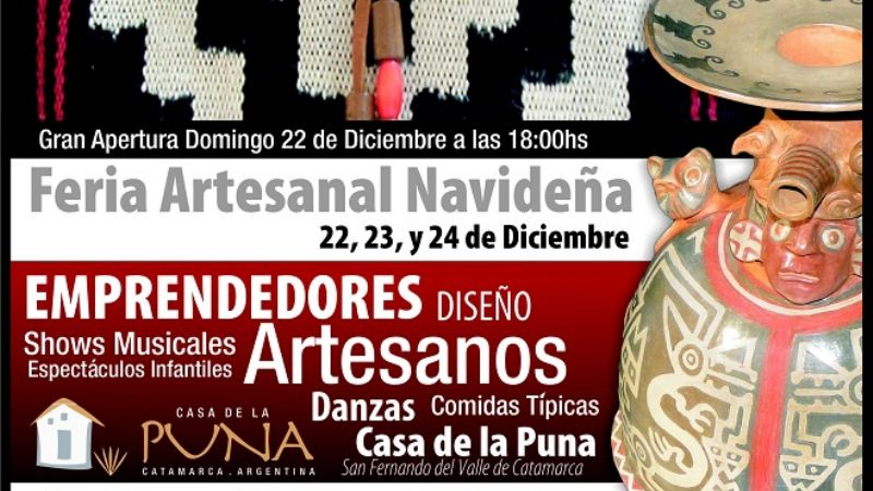 Abre sus puertas la 1ra Feria Artesanal Navideña