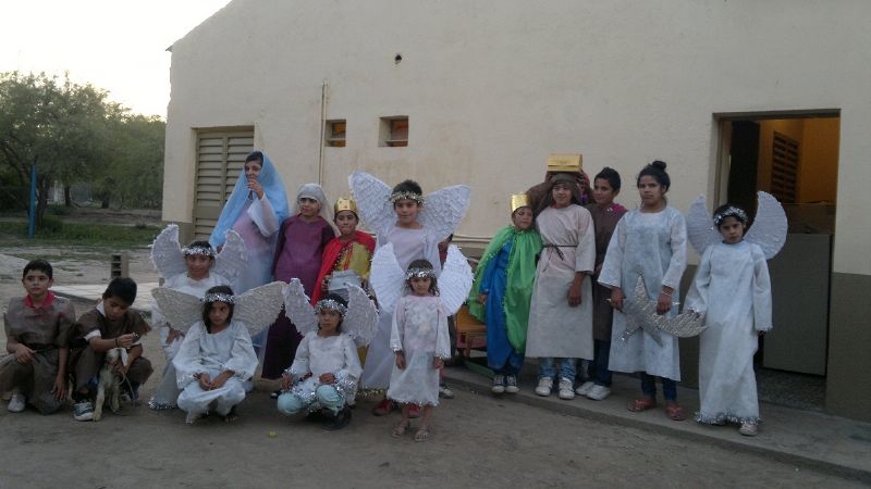 Pesebre viviente en Bajo Hondo