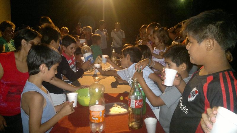 Pesebre viviente en Bajo Hondo