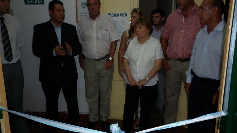 Inauguraron remodelaciones del laboratorio de tratamiento de minerales