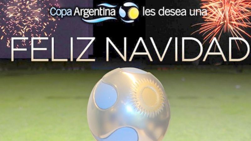 El sitio oficial de la Copa Argentina deseó Feliz Navidad 