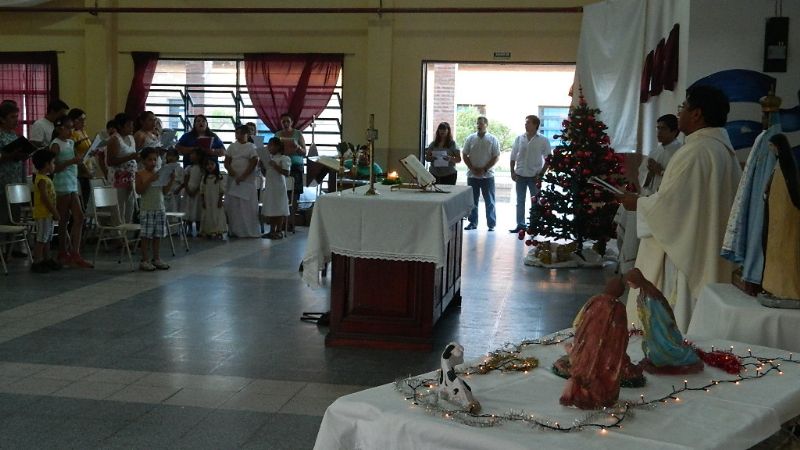 Misa de Nochebuena en la comunidad Madre Maravillas