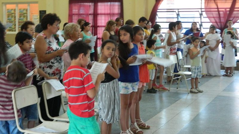 Misa de Nochebuena en la comunidad Madre Maravillas