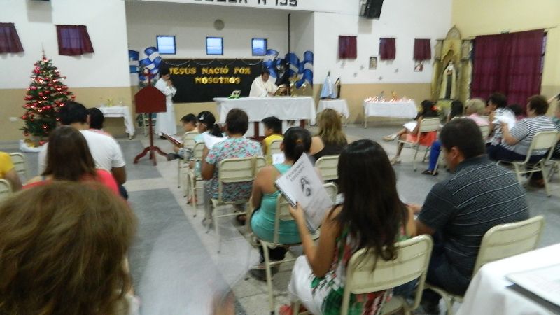 Misa de Nochebuena en la comunidad Madre Maravillas