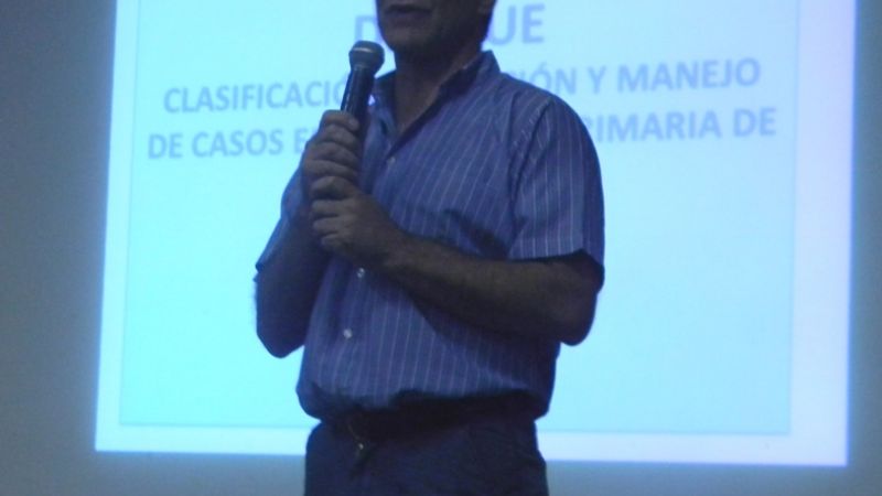 Especialista de Nación capacitó al equipo de Salud sobre dengue  