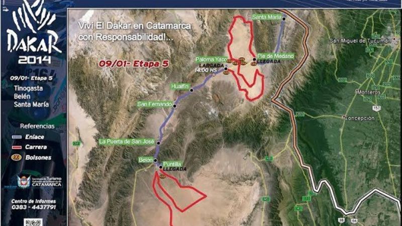 El paso del Dakar por Catamarca, el 9 de enero