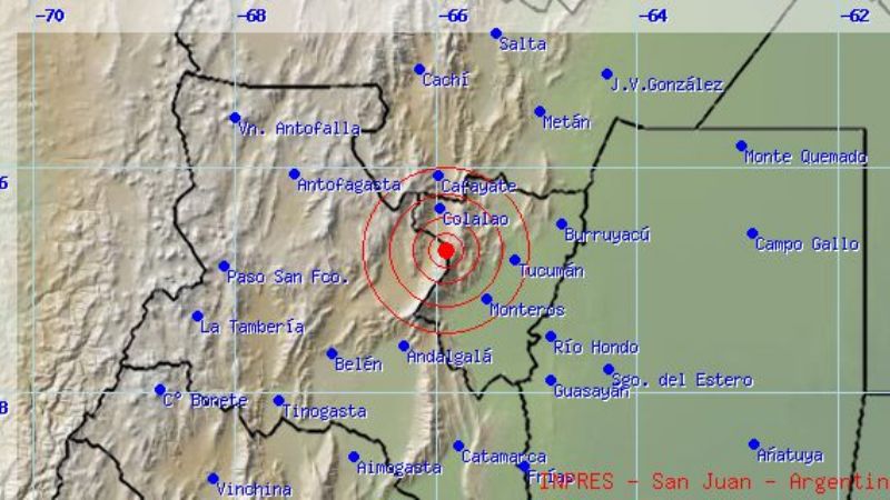 Fuerte temblor sacudió a Santa María