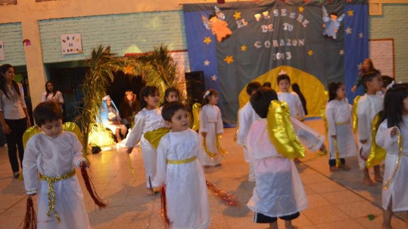 Niños cerraron el año con el “Pesebre de tu corazón”