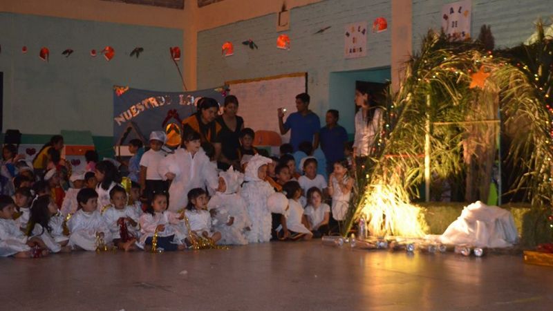 Niños cerraron el año con el “Pesebre de tu corazón”