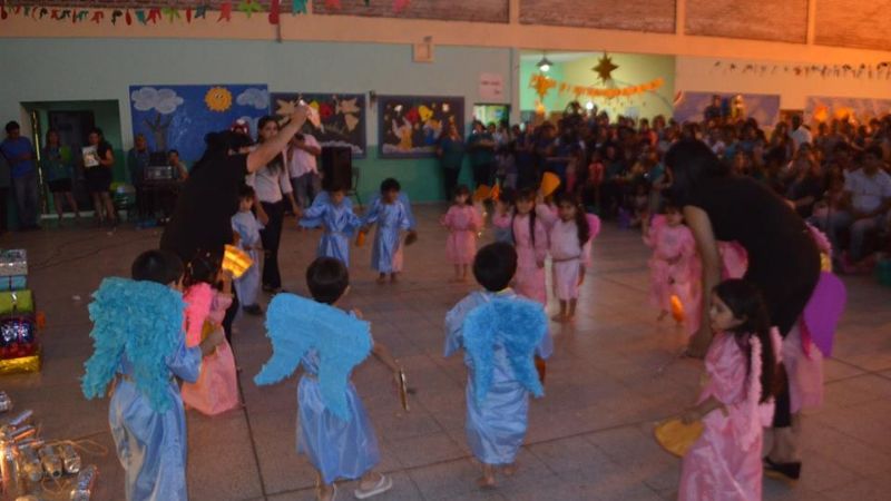 Niños cerraron el año con el “Pesebre de tu corazón”