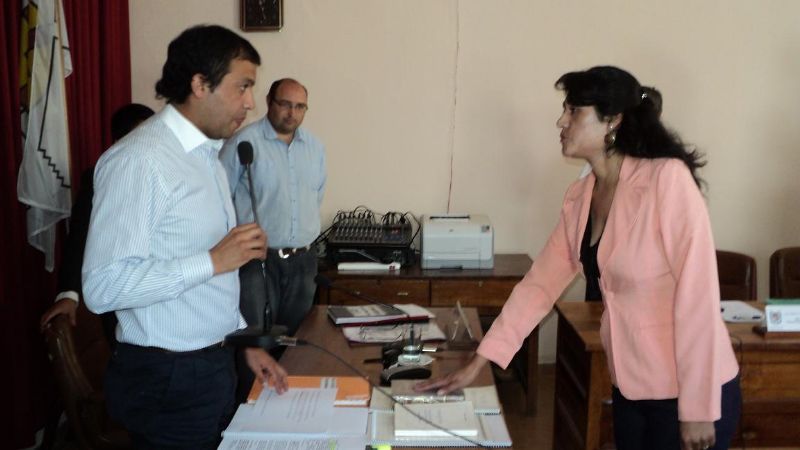 Claudia Meza asumió como nueva presidente del CD