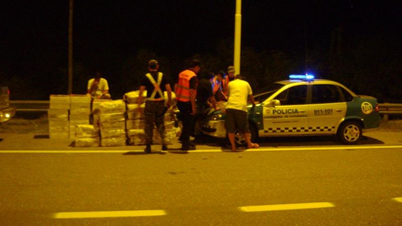 Secuestran mercadería de contrabando en la ruta 38