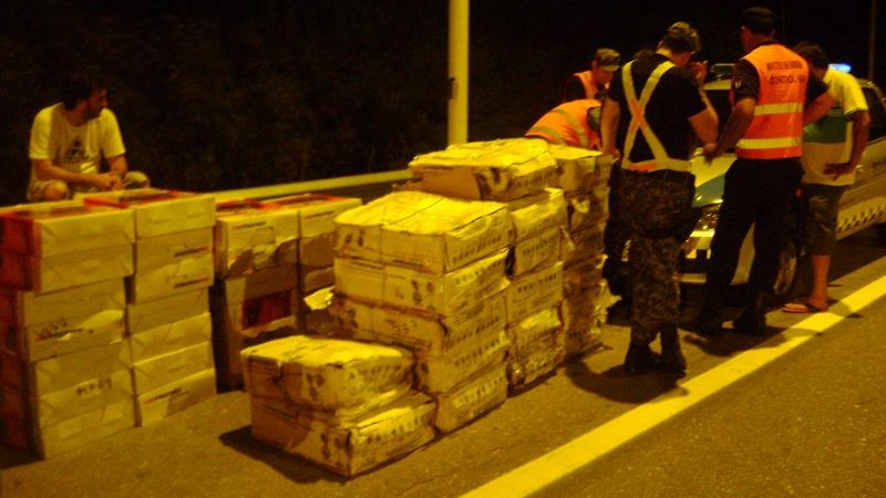 Secuestran mercadería de contrabando en la ruta 38