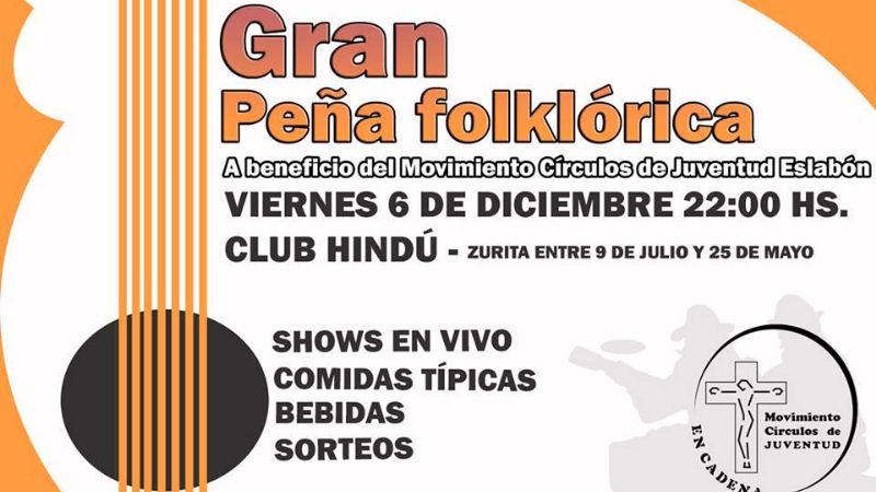 Mañana gran peña folclórica solidaria en el Club Hindú