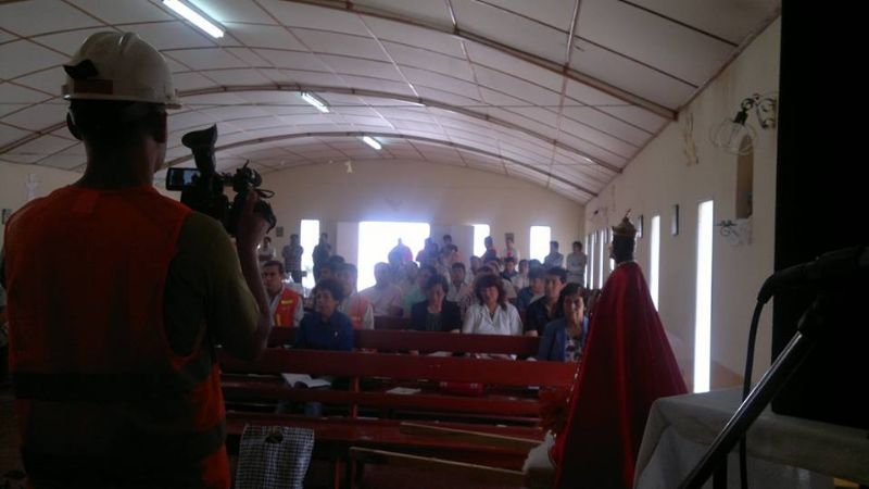 El Obispo presidió el cierre de las fiestas patronales en Farallón Negro