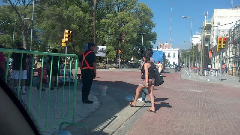 La ciudad volvió a la calma